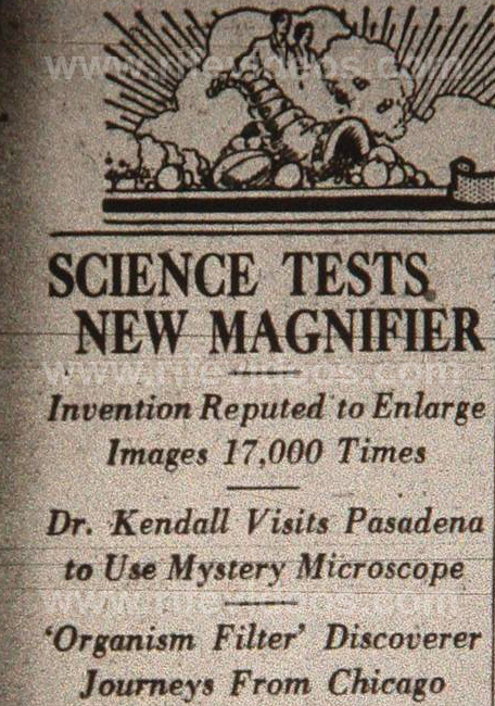 Science Tests New Maginifier